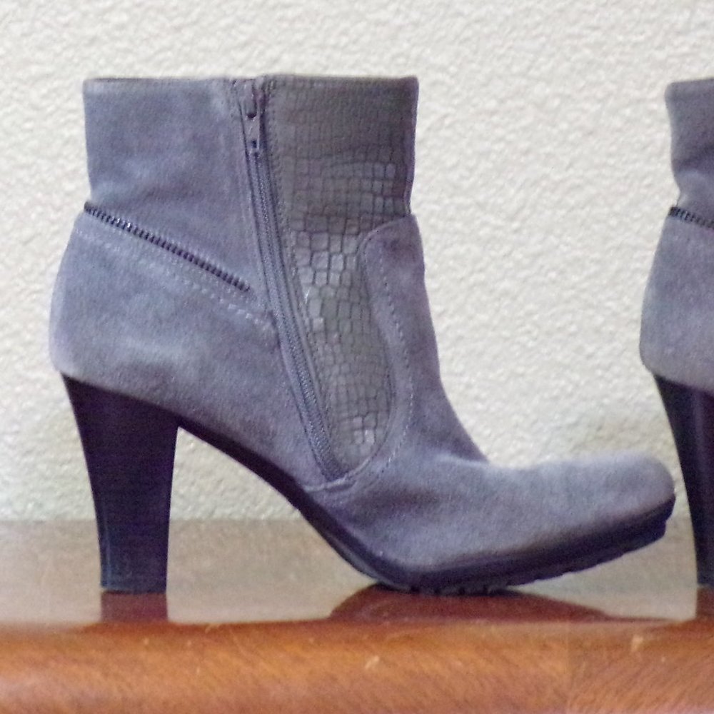 Aerosoles Real Suede Heeled Booties
